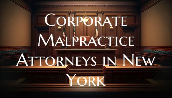 Corporate Malpractice Attorneys in New York